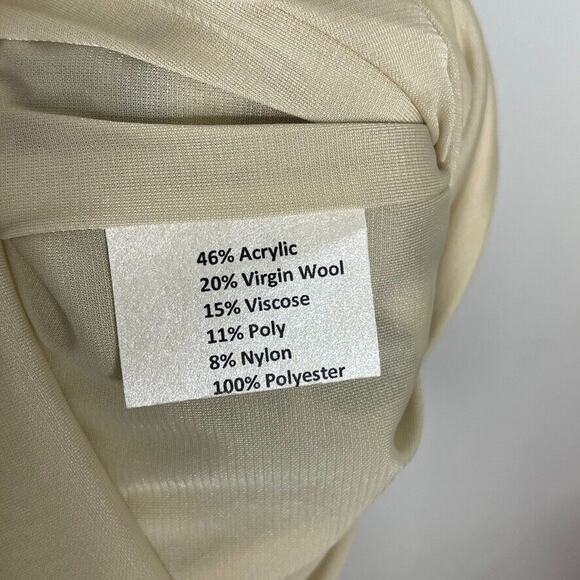 Sara Campbell Beige Floral Print Sweater Dress Size S Women's - Picture 6 of 9